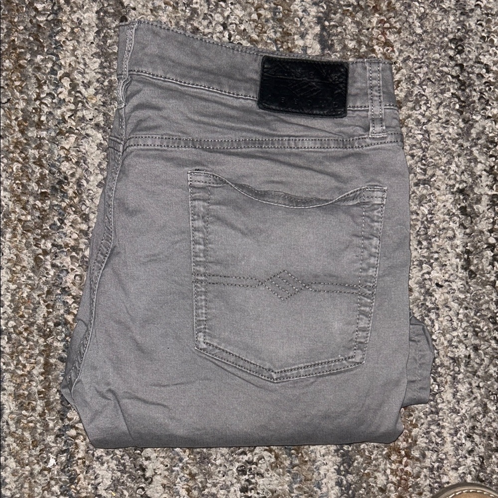 Joseph Abboud Slim/Skinny Fit Stretch Jeans - Gray Denim W32 L32